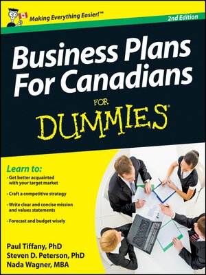 cover image of Business Plans For Canadians for Dummies